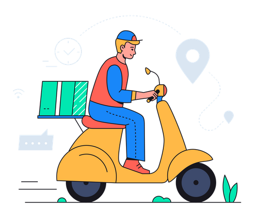 Delivery Service Illustration