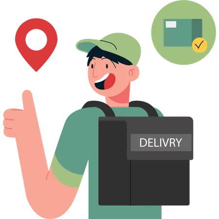 Delivery service Illustration
