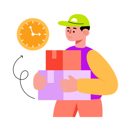 Delivery Service  Illustration