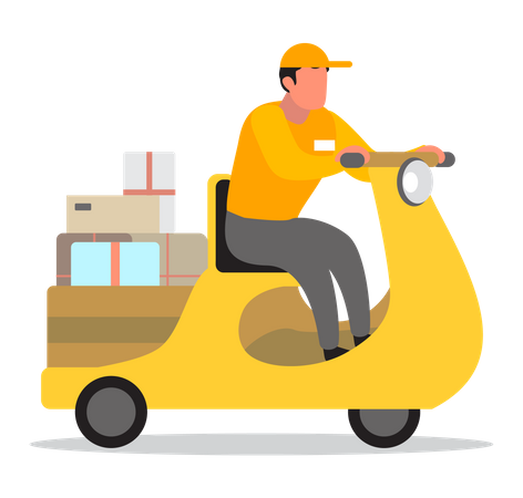 Delivery service  Illustration