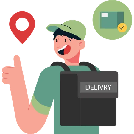 Delivery service  Illustration