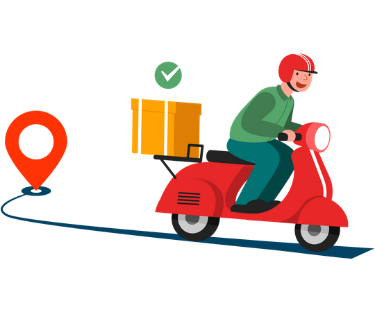 Delivery Service  Illustration