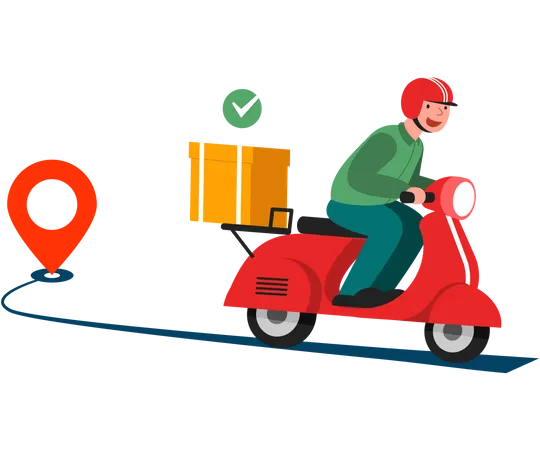 Delivery Service  Illustration