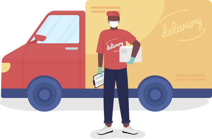 Delivery Service  Illustration