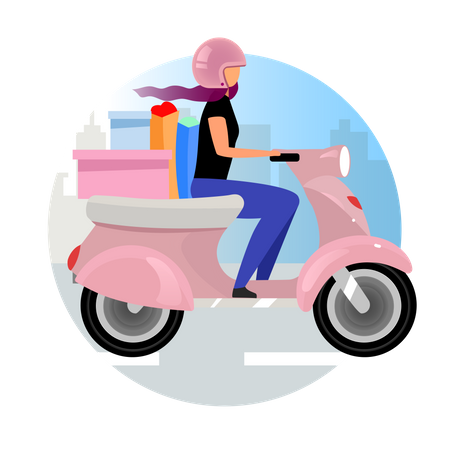 Delivery service  Illustration