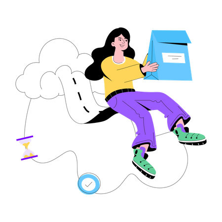 Delivery Service  Illustration