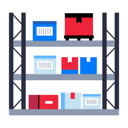 Delivery Storage  Illustration
