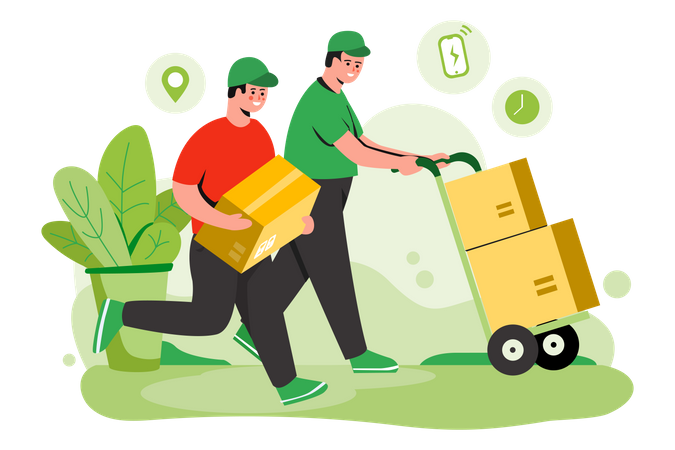 Delivery Team Illustration