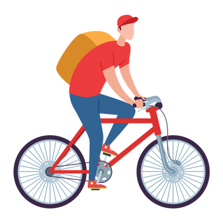 Delivery through cycle Illustration