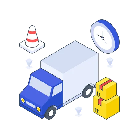 Delivery Time  Illustration