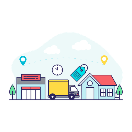 Delivery Time  Illustration