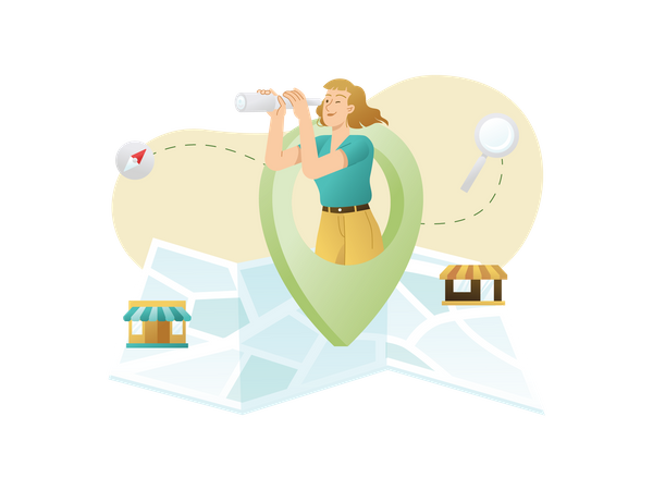 Delivery tracking  Illustration