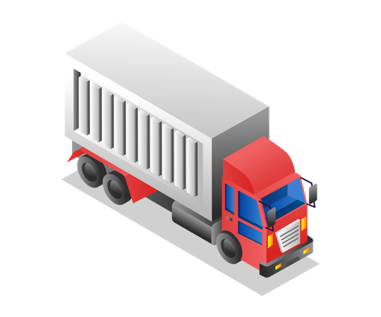 Delivery trailer  Illustration