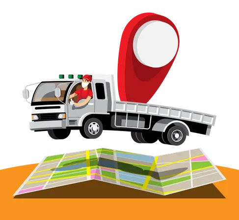 Delivery Transportation Illustration