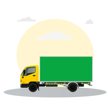 Delivery Truck  Illustration