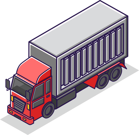 Delivery truck  Illustration