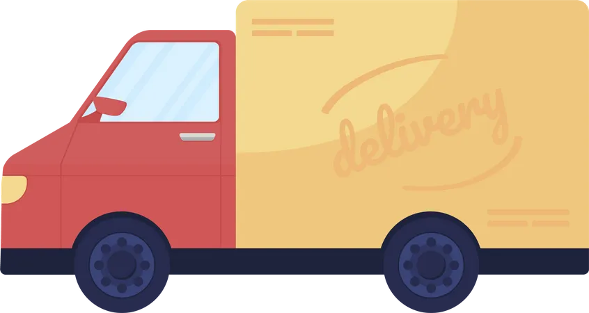 Delivery Truck  Illustration