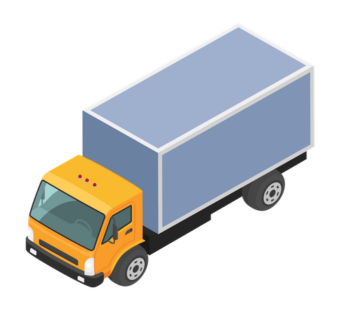 Delivery truck  Illustration