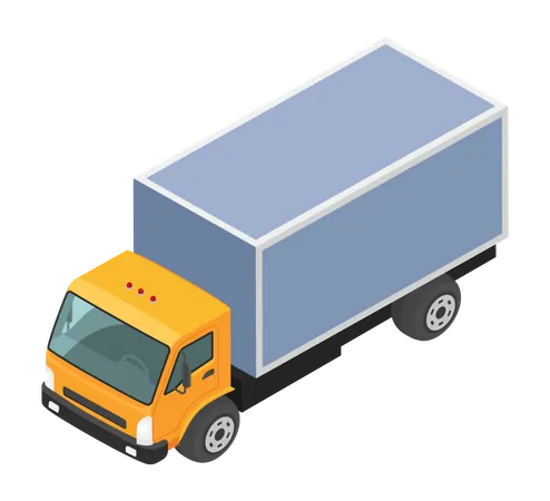 Delivery truck  Illustration