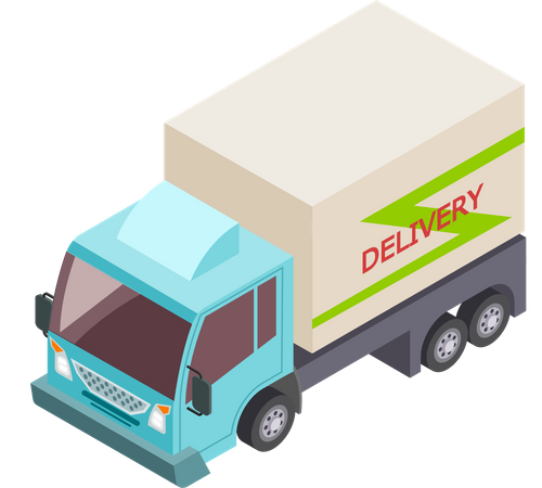 Delivery Truck  Illustration