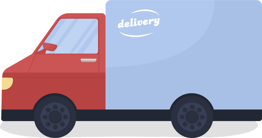 Delivery van Illustration