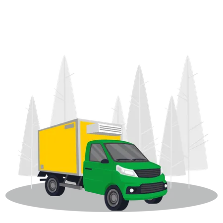 Delivery Van  Illustration