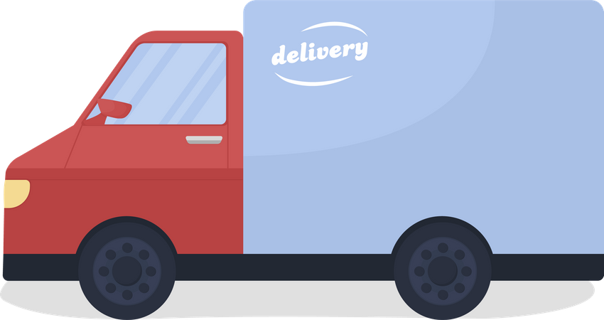 Delivery van  Illustration