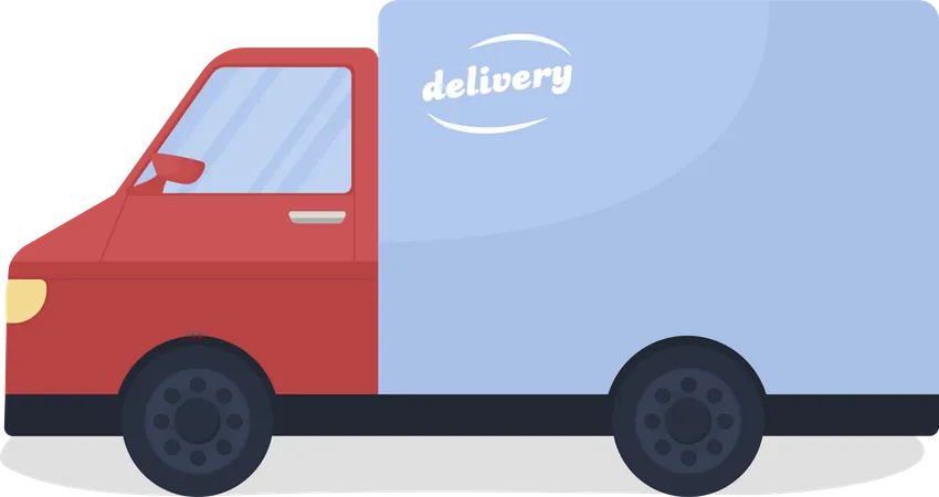 Delivery van  Illustration