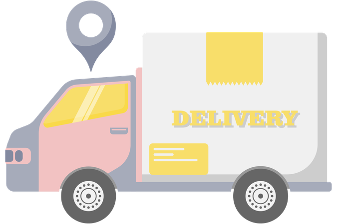 Delivery Vehicle  Illustration