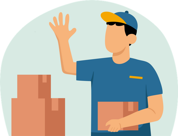 Deliveryman  Illustration