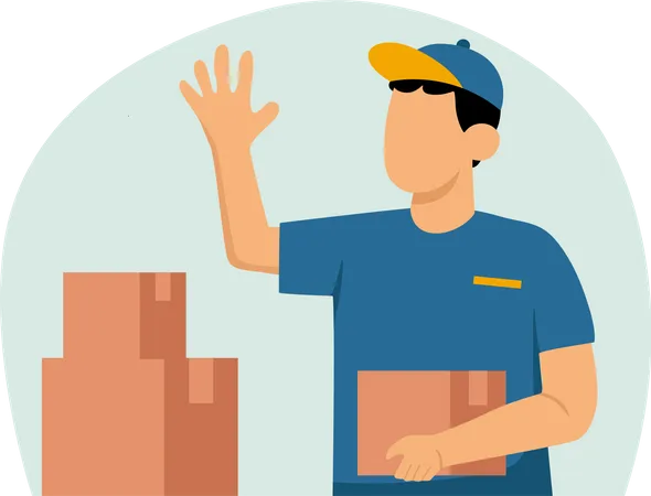 Deliveryman  Illustration