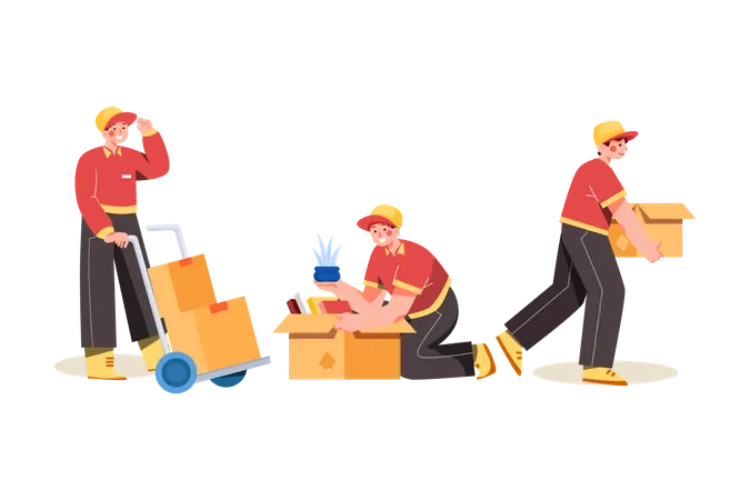 Deliveryman  Illustration