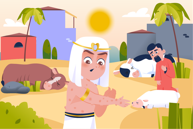 Démangeaison de la peau Illustration