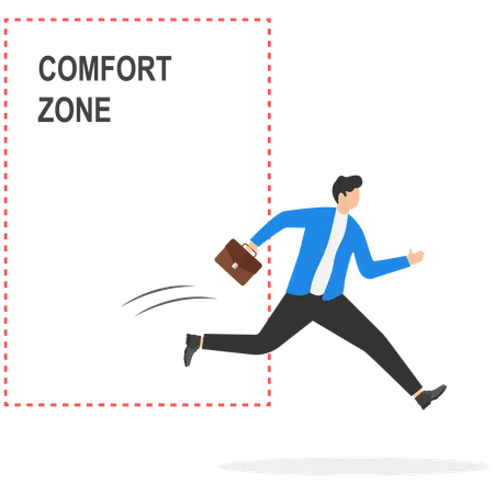 Sortir de sa zone de confort  Illustration