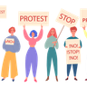protest illustration svg