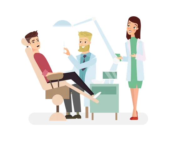 Dental care  Illustration