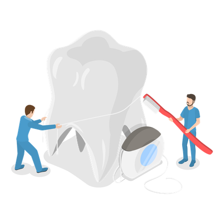 Dental Care  Illustration