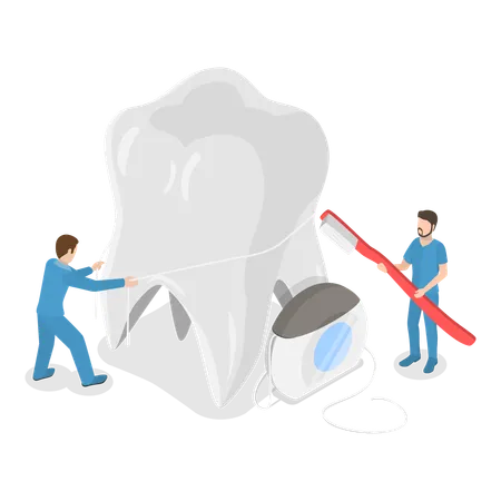 Dental Care  Illustration