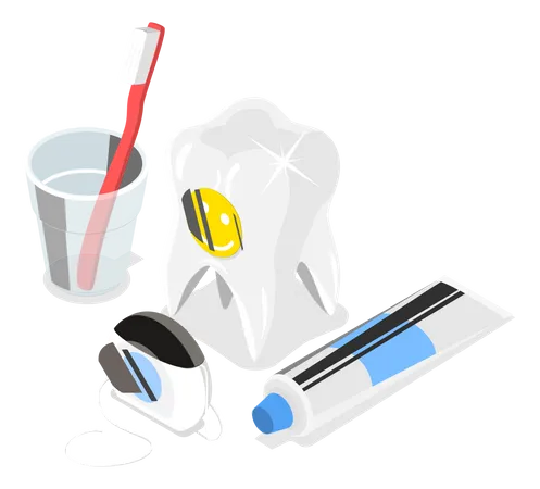 Dental Care  Illustration