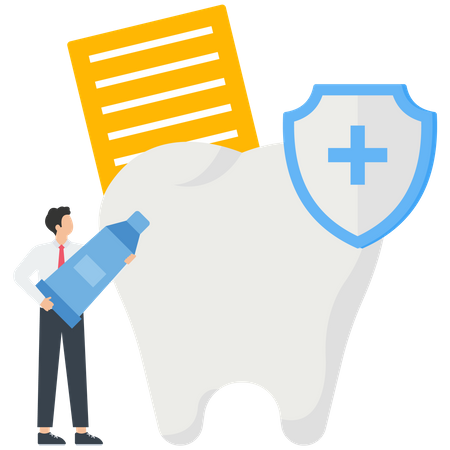 Dental care  Illustration