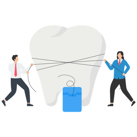 Dental care  Illustration