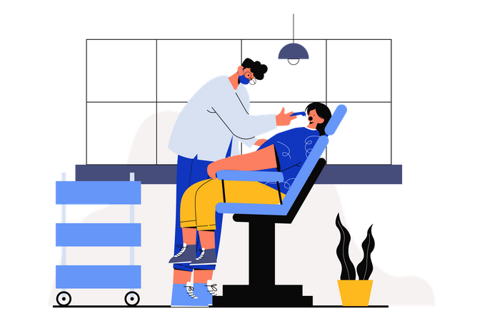 Dental Care  Illustration