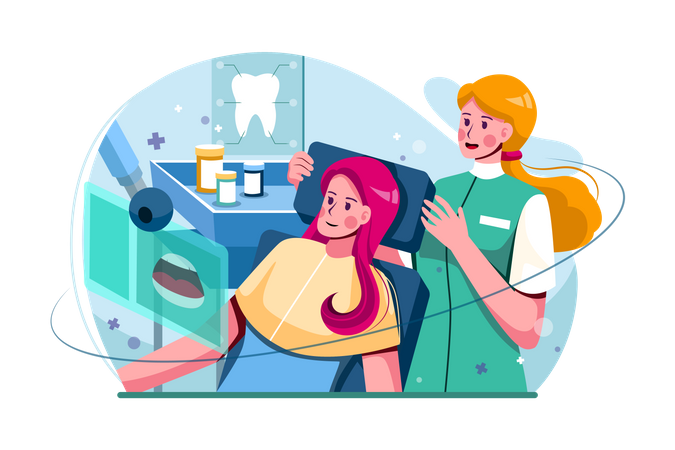 Dental clinic Illustration