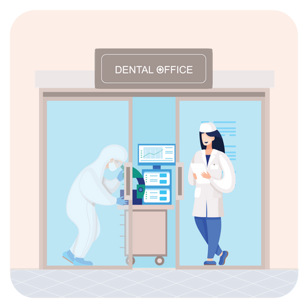 Dental Clinic  Illustration