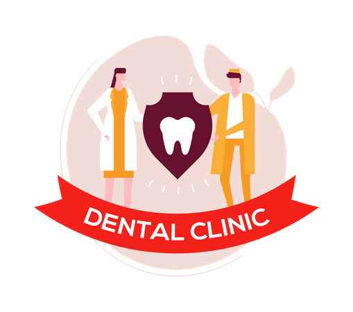 Dental Clinic  Illustration