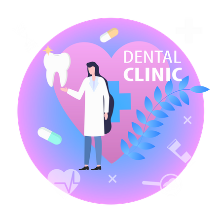 Dental Clinic  Illustration