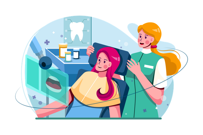 Dental clinic  Illustration