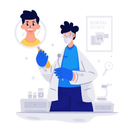 Dental Clinic  Illustration