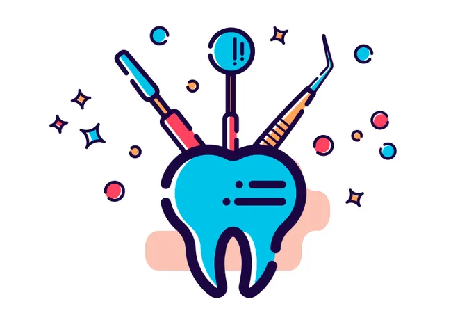 Dental Equipment  Illustration