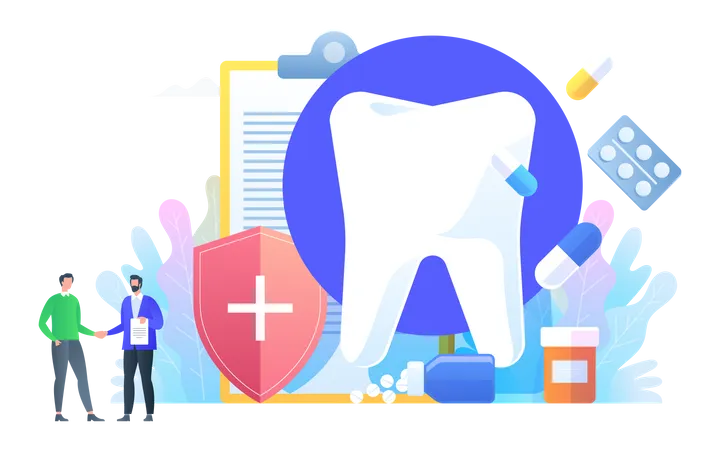 Dental Insurance  Illustration